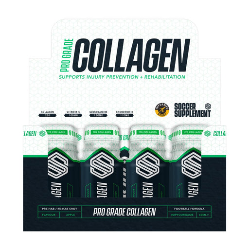 Soccer Supplement Collagen Shot 12x60ml Apple | Premium Sports Supplements at MYSUPPLEMENTSHOP.co.uk