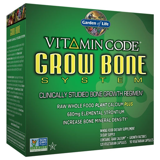 Garden of Life Vitamin Code Grow Bone System - 30 day supply | High-Quality Health and Wellbeing | MySupplementShop.co.uk