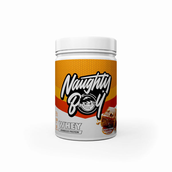 Naughty Boy Advanced Whey 900g Sticky Toffee Pudding | Premium Whey Proteins at MYSUPPLEMENTSHOP.co.uk