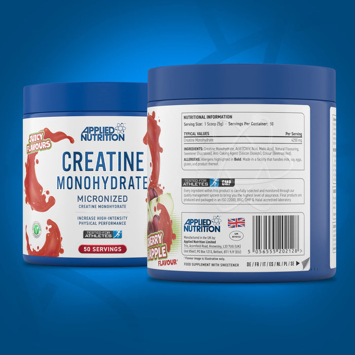 Creatine Monohydrate, Cherry & Apple - 250g