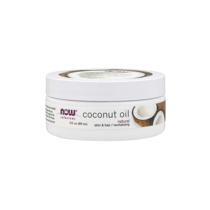 NOW Foods Coconut Oil - Skin & Hair Revitalizing - 89 ml. | High-Quality Health and Wellbeing | MySupplementShop.co.uk