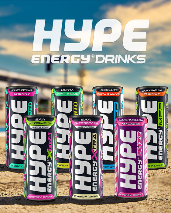 HYPE Mojito Mint & Lime 24x250ml Mint & Lime - Energy Drinks at MySupplementShop by Hype Energy Drinks