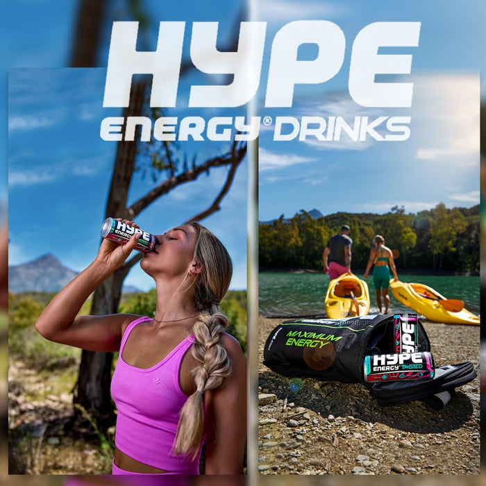 HYPE Twisted Cherry 24x250ml Cheesecake - Energy Drinks at MySupplementShop by Hype Energy Drinks