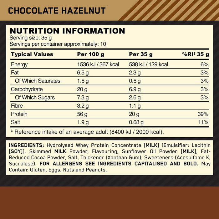 Optimum Nutrition Protein Hot Chocolate – 20g High Protein | Smooth & Delicious Muscle Support Drink