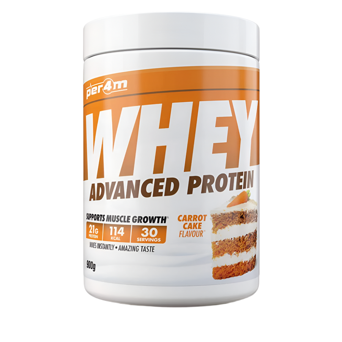PER4M Whey Protein Powder 900g - 30 Servings | 21g Protein per Serving