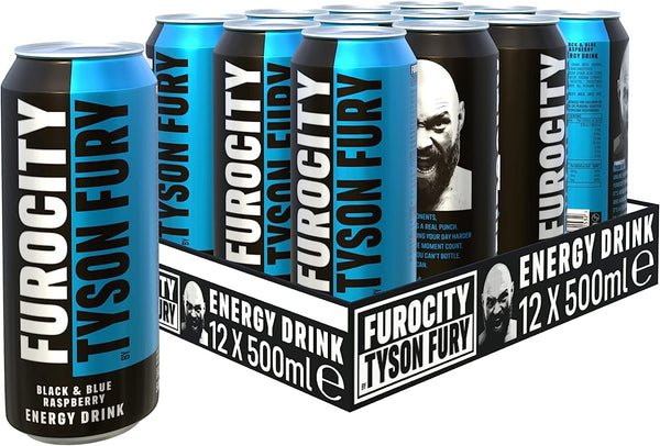 Furocity Energy Drink with Tyson Fury's endorsement