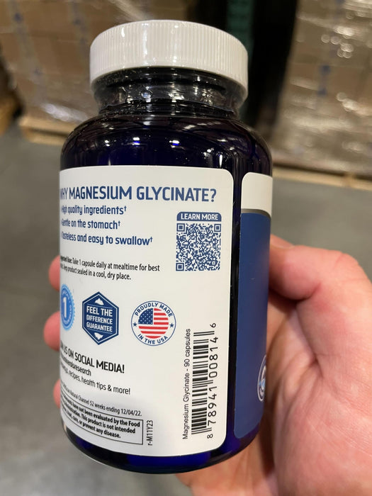 Magnesium Glycinate - 90 caps - Vegan Products at MySupplementShop by Trace Minerals