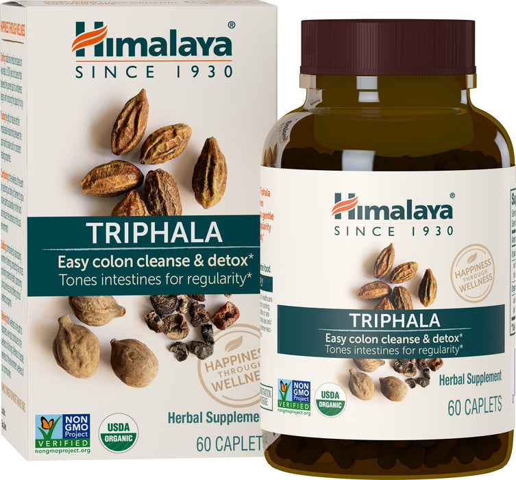 Organic Triphala - 60 caplets | Premium Detox & Cleanse at MYSUPPLEMENTSHOP.co.uk