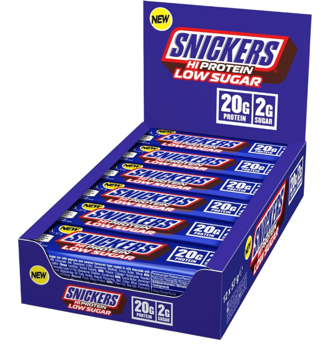 Snickers Low Sugar Snickers Hi-Protein Bar 12x57g