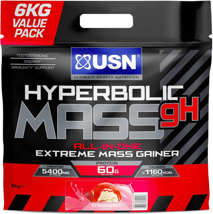 USN Hyperbolic Mass 6kg High Calorie Mass Gainer