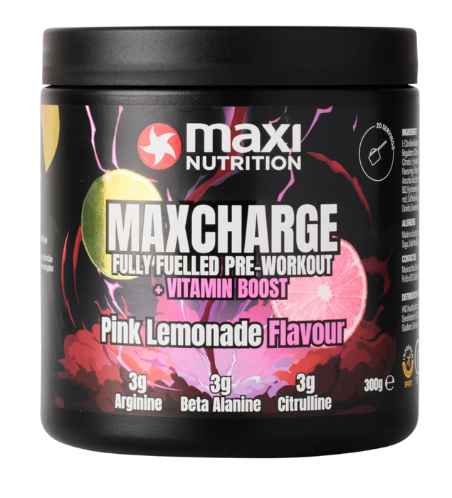 Maxi Nutrition Max Charge Vitamin Boosted Pre-Workout 300g