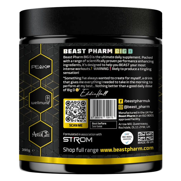 Beast Pharm Big D Daily Saturation Formula 390g Cranberry Best Value Nutritional Supplement at MYSUPPLEMENTSHOP.co.uk