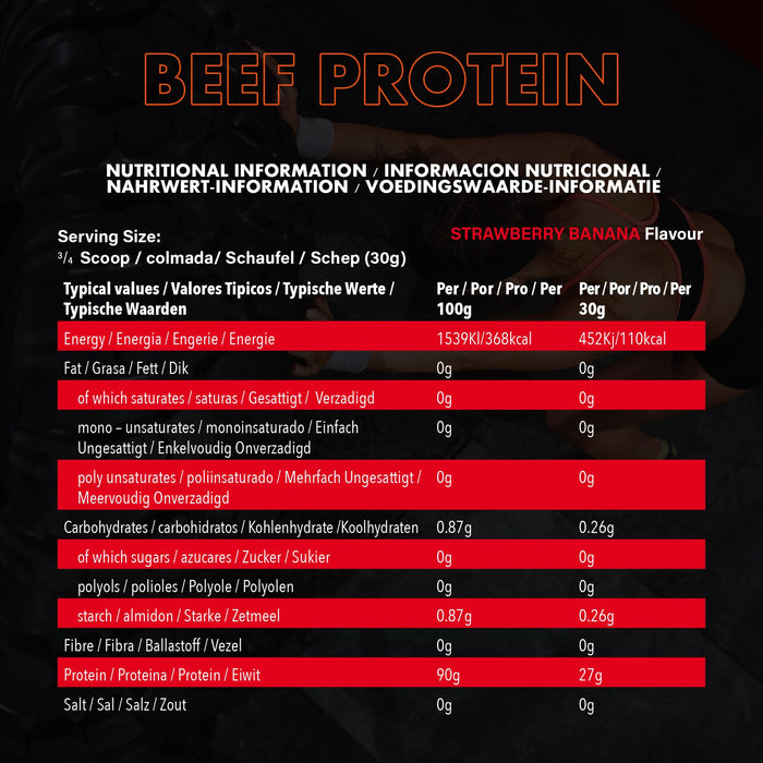 NXT Nutrition Beef Protein Isolate 540g