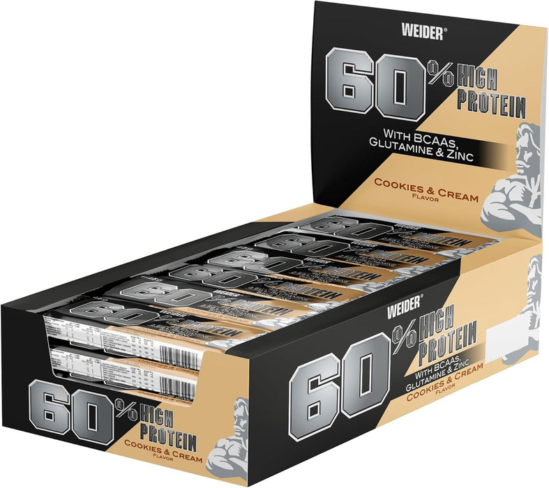 Weider Nutrition 60% Protein Bar 24x45g