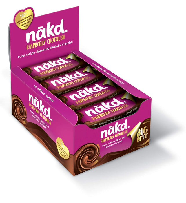 Nakd Chocolish Big Bite- 50g x 16 - Fruit & Nut Bars at MySupplementShop by Nakd