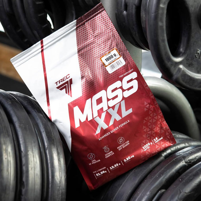 Trec Nutrition Mass XXL – High-Calorie Mass Gainer | 13.32g Protein