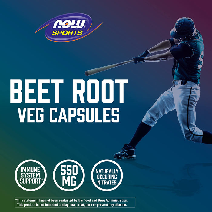 NOW Foods Beet Root Capsules - 180 vcaps - Health and Wellbeing at MySupplementShop by NOW Foods