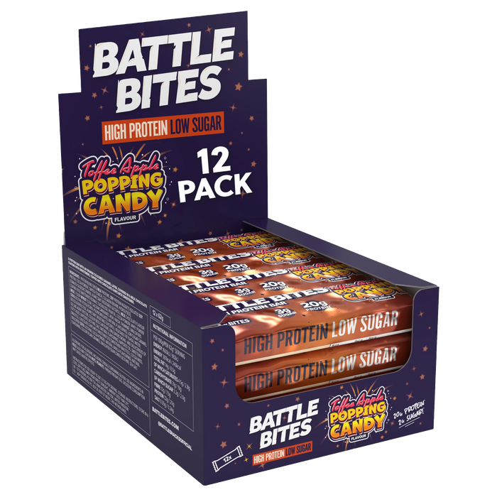 Battle Snacks Battle Bites 12x62g Toffee Apple Popping Candy