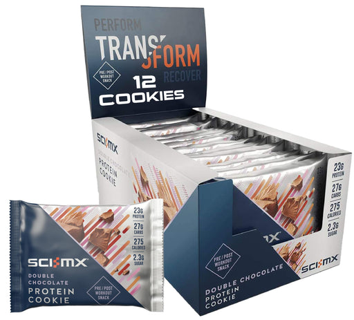 Sci-MX Cookie 12x75g - Double Chocolate - Protein Bars at MySupplementShop by SCI-MX