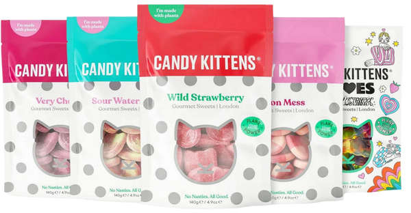 Candy Kittens Vegan Sweets 10x140g - Candy at MySupplementShop by Candy Kittens