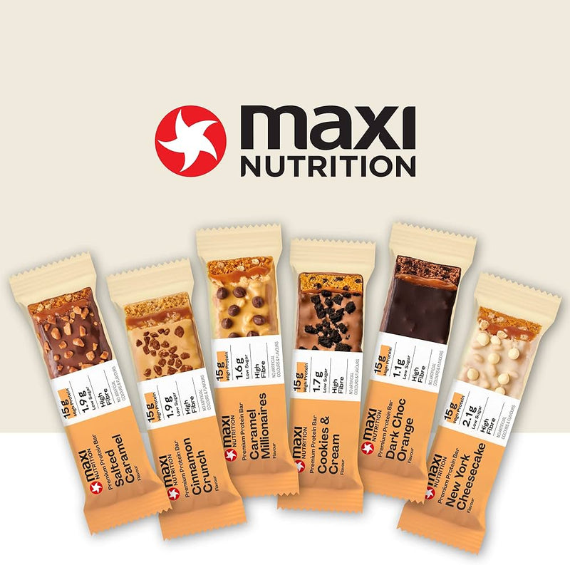 Maxi Nutrition Premium Protein Bar 12x45g | Top Rated Sports Nutrition at MySupplementShop.co.uk