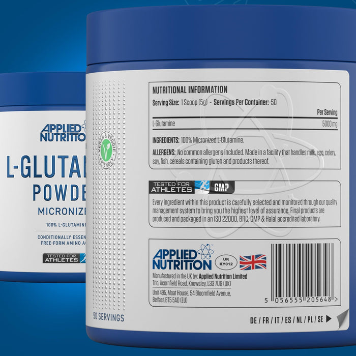 Applied Nutrition L-Glutamine Powder, Micronized (EAN 5056555205648) - 250g