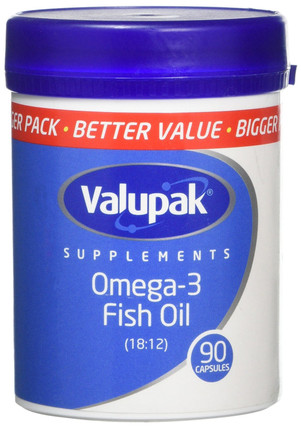 Valupak Omega 3 Fish Oil 90 Capsules - Joint Care at MySupplementShop by Valupack