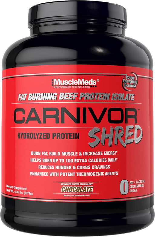 Carnivor Shred, Chocolate - 1977g by MuscleMeds at MYSUPPLEMENTSHOP.co.uk