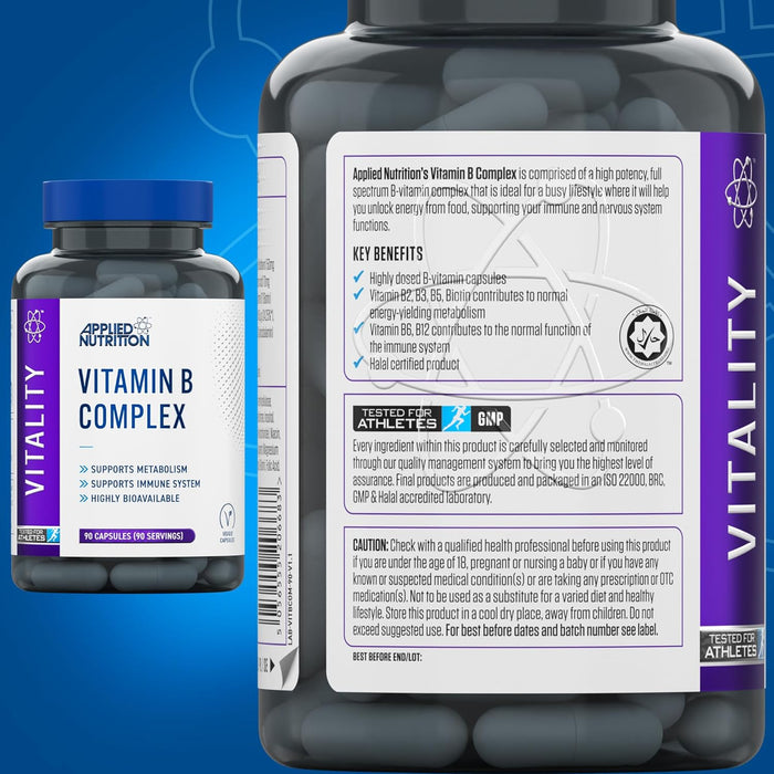 Applied Nutrition Vitamin-B Complex - 90 tabs