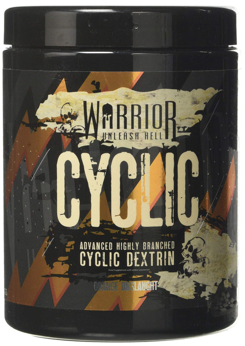 Warrior Cyclic, Orange Onslaught - 400 grams | High-Quality Weight Gainers & Carbs | MySupplementShop.co.uk