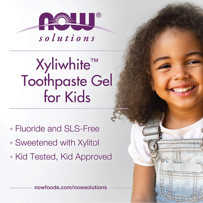 NOW Foods XyliWhite Kids, Orange Splash - 85g | High-Quality Vegan Products | MySupplementShop.co.uk