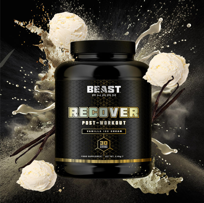 Beast Pharm Recover Post Workout 2.4kg (Vanilla Ice Cream)