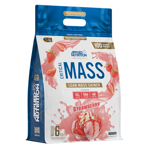 Applied Nutrition Critical Mass Professional 6kg Strawberry | Premium Whey Proteins at MYSUPPLEMENTSHOP.co.uk