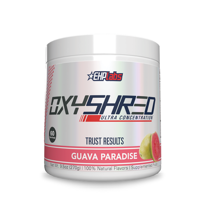 OxyShred Ultra Concentration 60 Servings - Guava Paradise - Fat Burners at MySupplementShop by EHP Labs