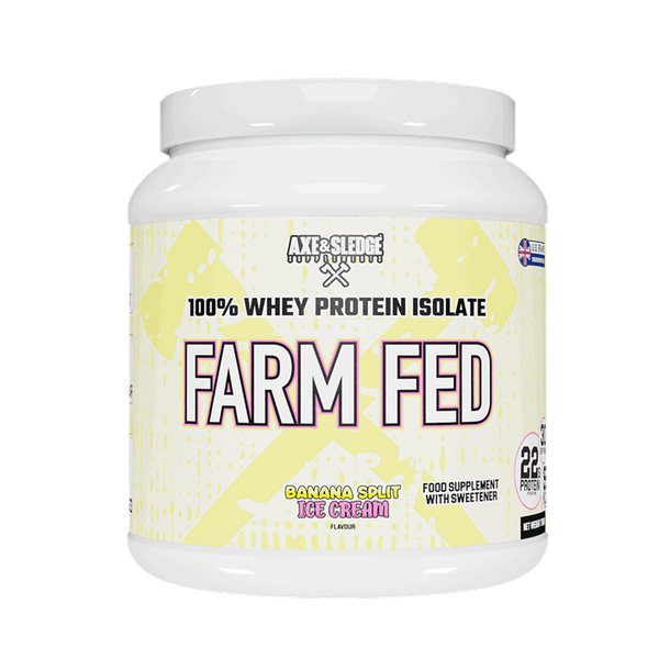 Axe & Sledge Supplements Farm Fed Whey Protein Isolate 30 Servings - Banana Split Ice Cream - Whey Protein Isolate at MySupplementShop by Axe & Sledge Supplements