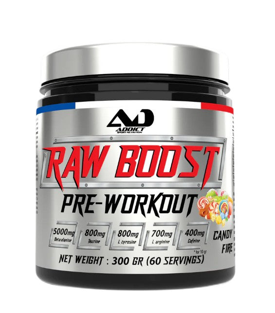 Addict Sport Nutrition Raw Boost Pre-Workout 300g