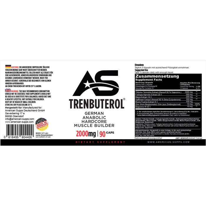 American Supps Trenbuterol - 90 caps