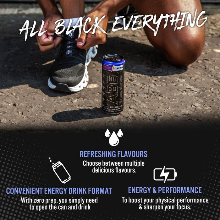 Applied Nutrition ABE (All Black Everything) Carbonated Can - Energy Ready-to-Drinks