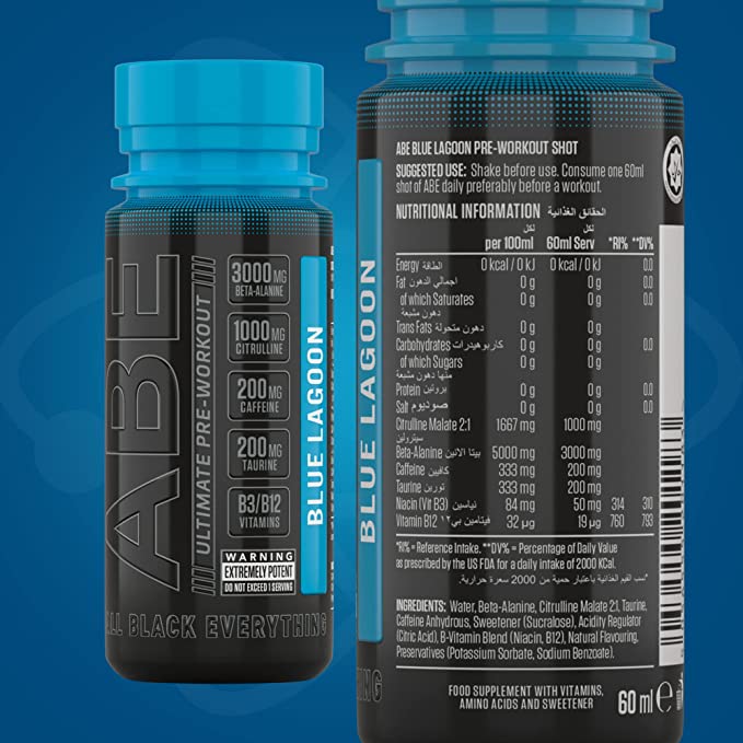 Applied Nutrition ABE (All Black Everything) Shots - British Brands