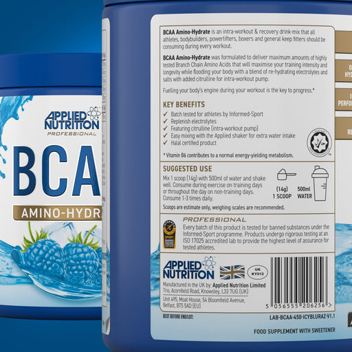 Applied Nutrition BCAA Amino-Hydrate - Amino Acids Powder