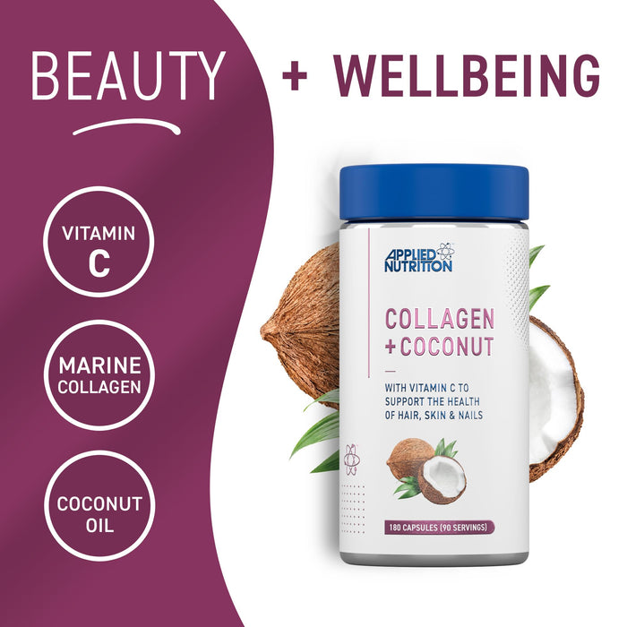 Applied Nutrition Collagen + Coconut - 180 caps