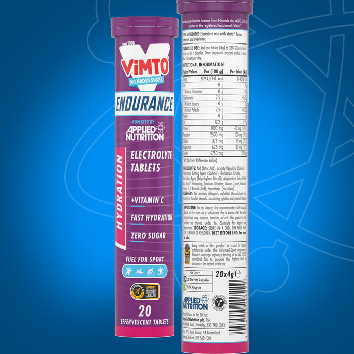 Applied Nutrition Effervescent Electrolyte Tablets 6 x 20 tabs 4000mg