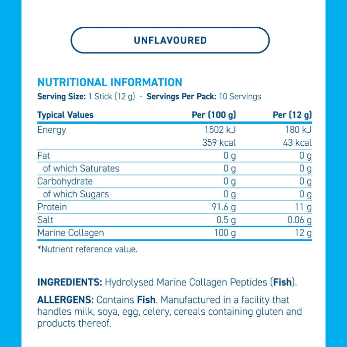 Applied Nutrition Marine Collagen STICKS 10x12g