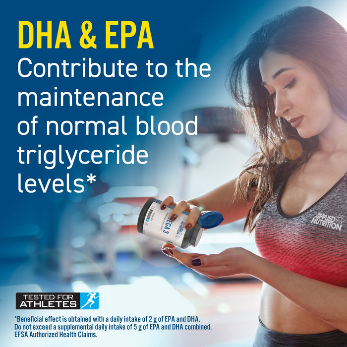 Applied Nutrition Omega 3 Essential Fatty Acids 100 Softgels