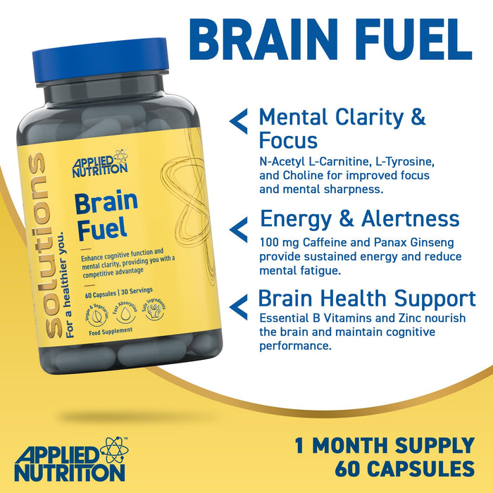Applied Nutrition Solutions Brain Fuel - 60 caps