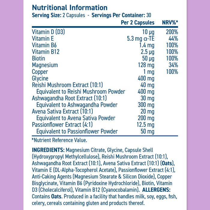 Applied Nutrition Solutions Relax & Calm - 60 caps