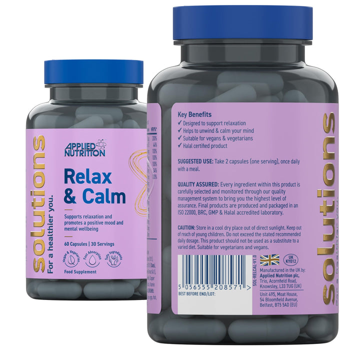 Applied Nutrition Solutions Relax & Calm - 60 caps