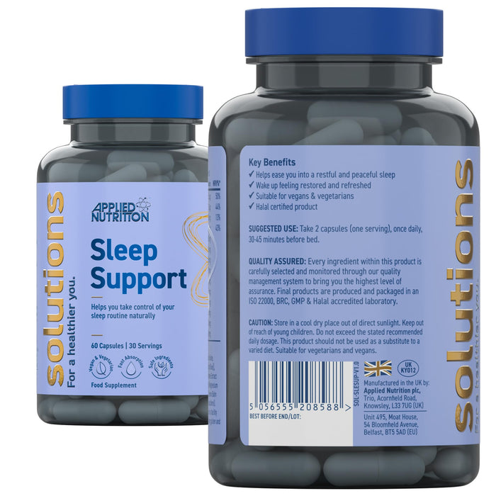 Applied Nutrition Solutions Sleep Support - 60 caps