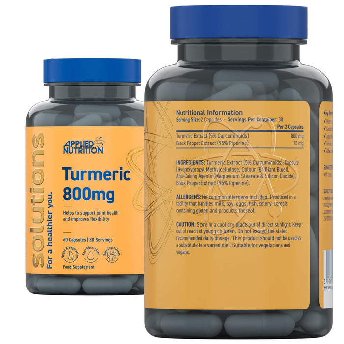 Applied Nutrition Solutions Turmeric, 800mg - 60 caps