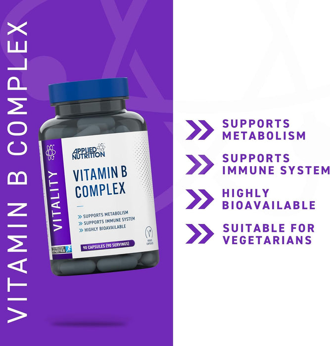 Applied Nutrition Vitality Vitamin B Complex 90 Capsules